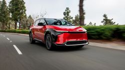 Toyota's BZR4X crossover electrical  SUV