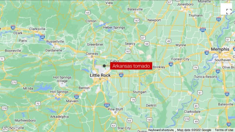 little rock air force base tornado