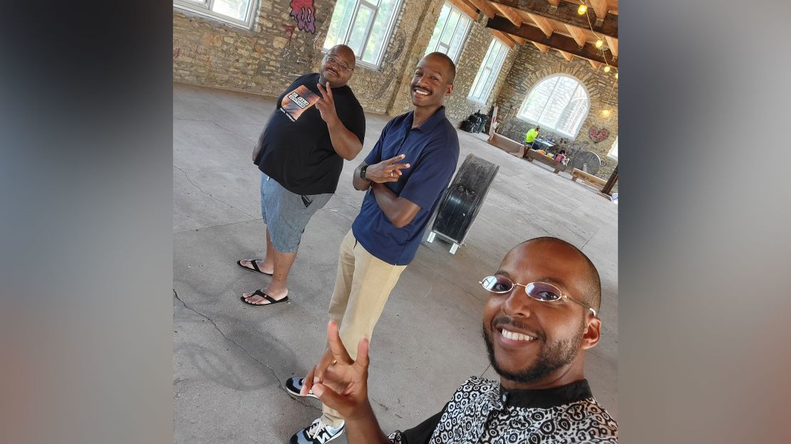 From left to right: Woodie Bonds, Elliott Ivory and Kemet Coleman, founders of Vine Street Brewing, which will be Kansas City's first Black-owned brewery.