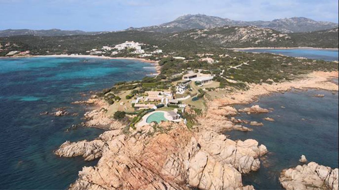 The property which has been seized is a residential compound in Portisco.
