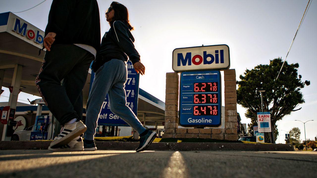 The average price of a gallon of gas in the US was around $4.10 on Tuesday, according to AAA.