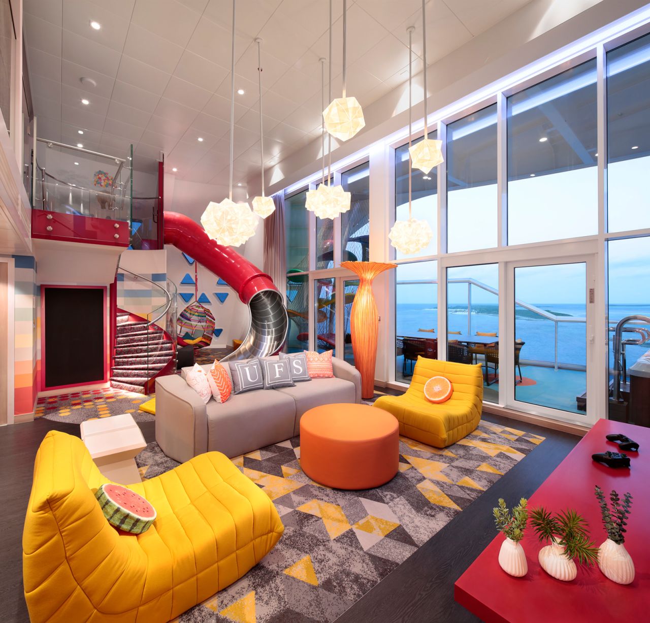 Royal Caribbean's Ultimate Family Suite has its own slide.