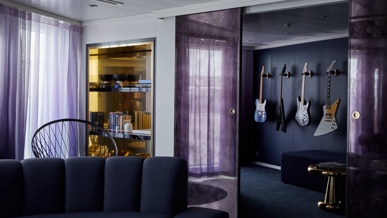 Virgin Voyages' Massive Suites invite guests to travel like a rockstar.