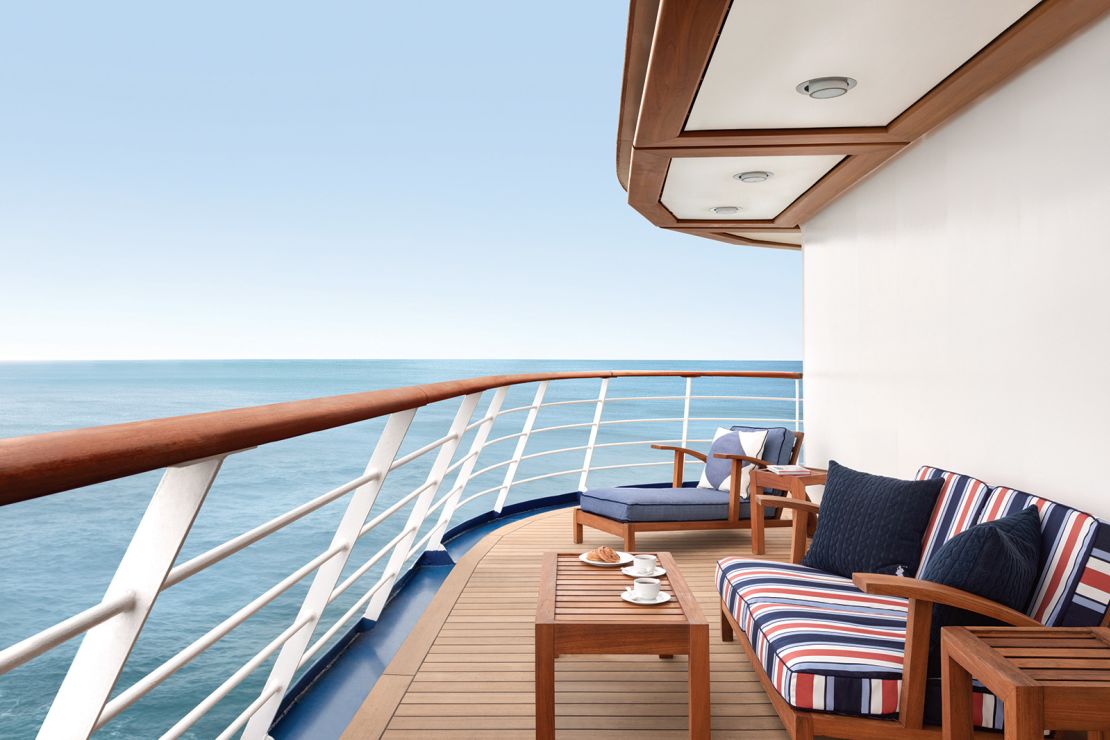 The Oceania Owner's Suite offers unrivaled views. 
 