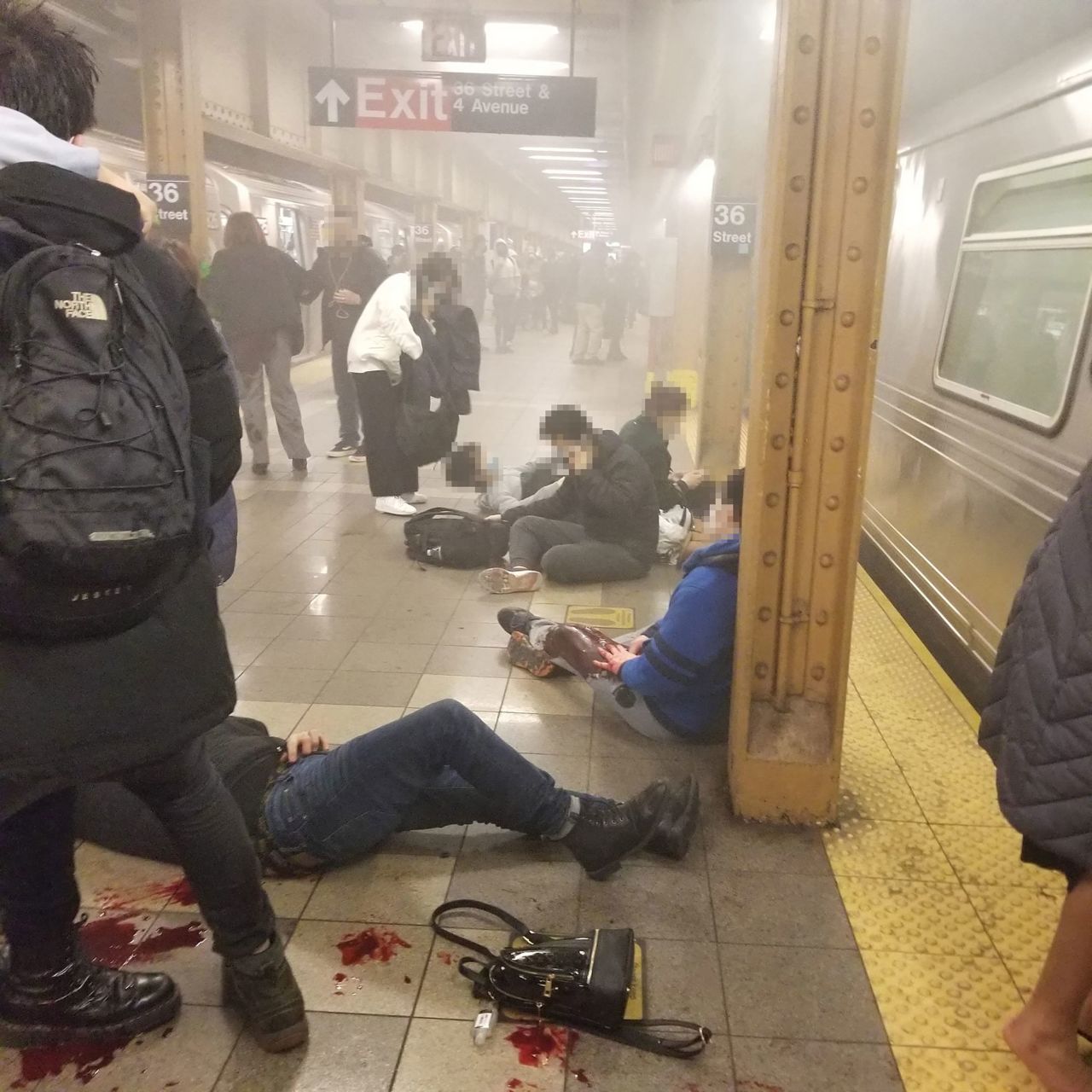 Riders describe being inside the Brooklyn subway car where 10 were shot