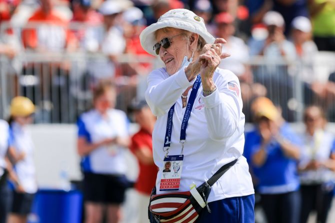 <a target="_blank">Shirley Spork,</a> a trailblazing figure for women's golf who was one of the founders of the Ladies Professional Golf Association, died at the age of 94, the organization said on April 12.