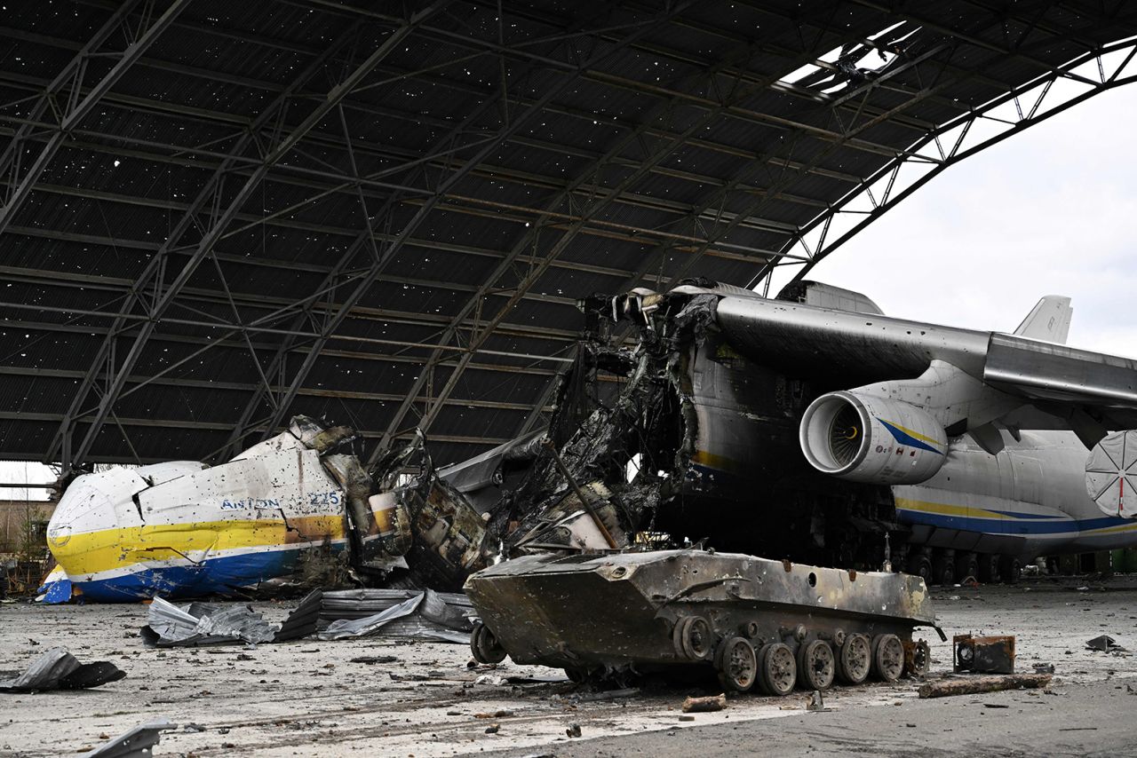 The AN-225 sustained major damage during the battle for Hostomel airfield near Kyiv.