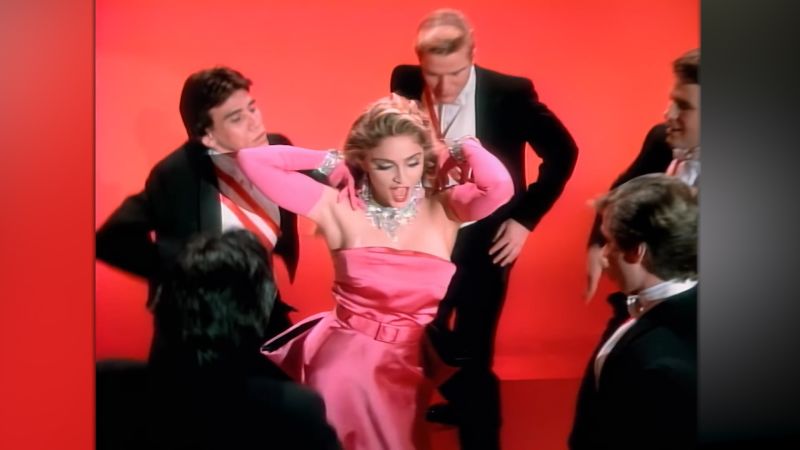 Madonna pink dress cheap material girl