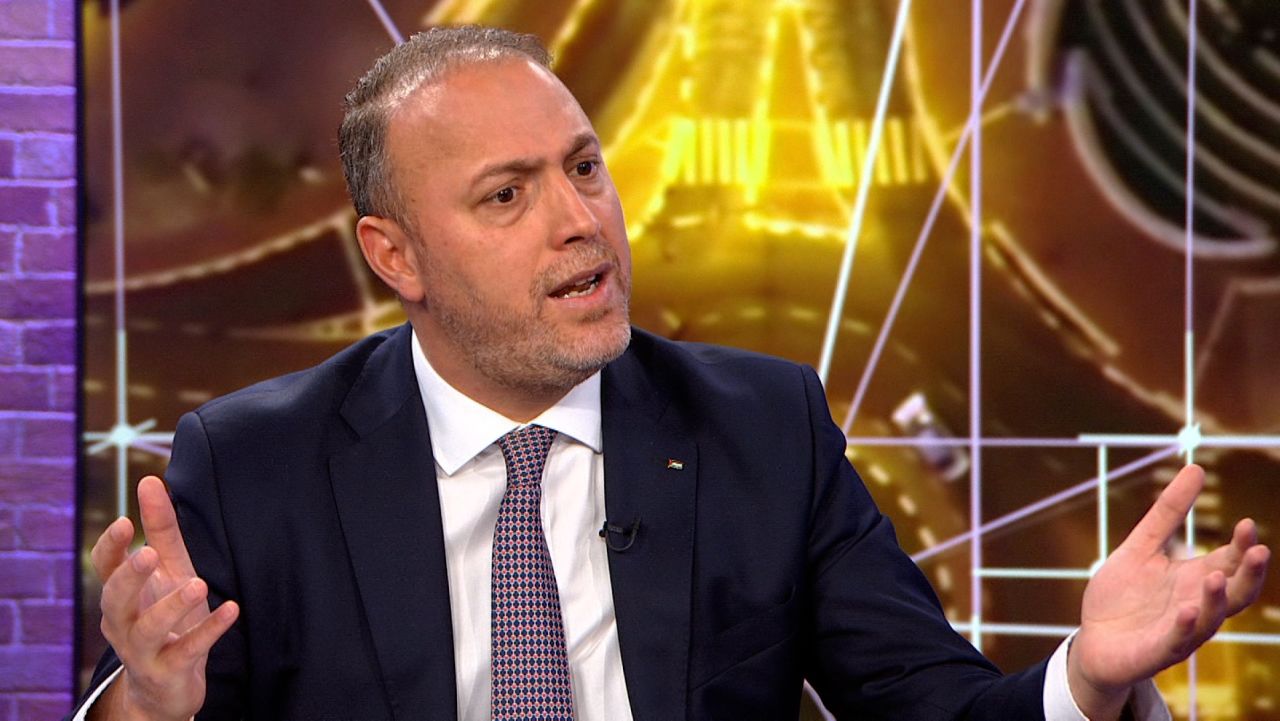 Husam Zomlot speaks on CNN's Connect the World