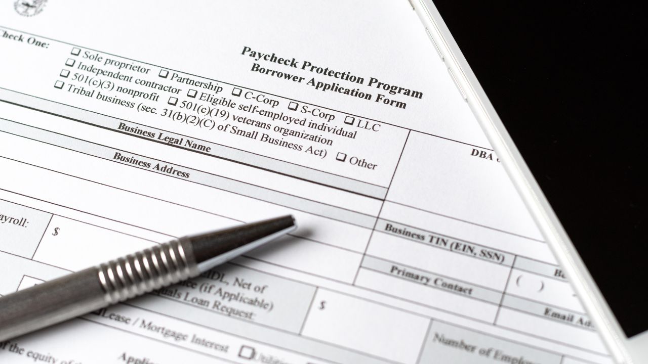 Paycheck Protection Program form STOCK
