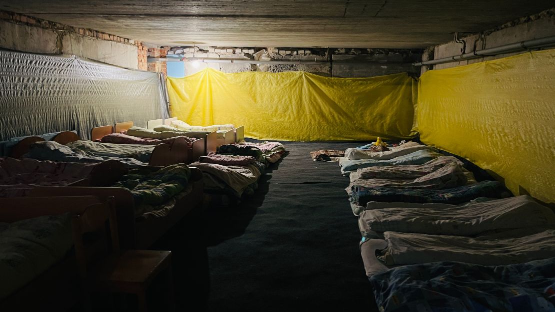 A special needs orphanage in Vinnytsia, Ukraine created an underground living area for when the air raid sirens go off, which Mark Davis of Abundance International said has been happening three to four times per day.