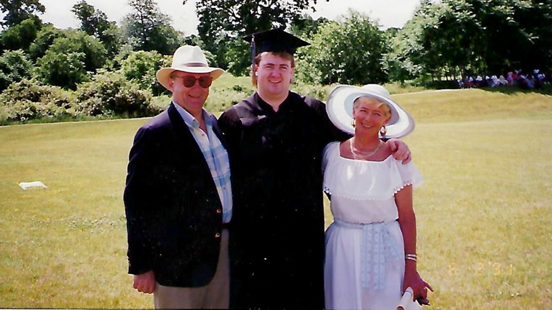Carolyn McCarthy with her late husband Dennis and their son Kevin.