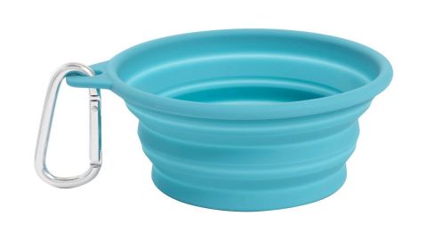 best hiking gear Frisco Silicone Collapsible Travel Bowl with Carabiner