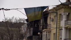 mariupol ukraine destruction flag rivers 0412