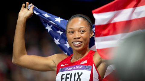 Allyson Felix won seven Olympic titles during her prolific career.