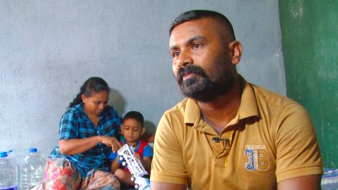 Miru's father Upul Chandana worries about the future.
