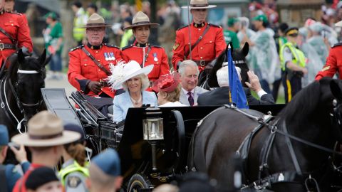 Charles and Camilla during their last trip to Canada in 2017.