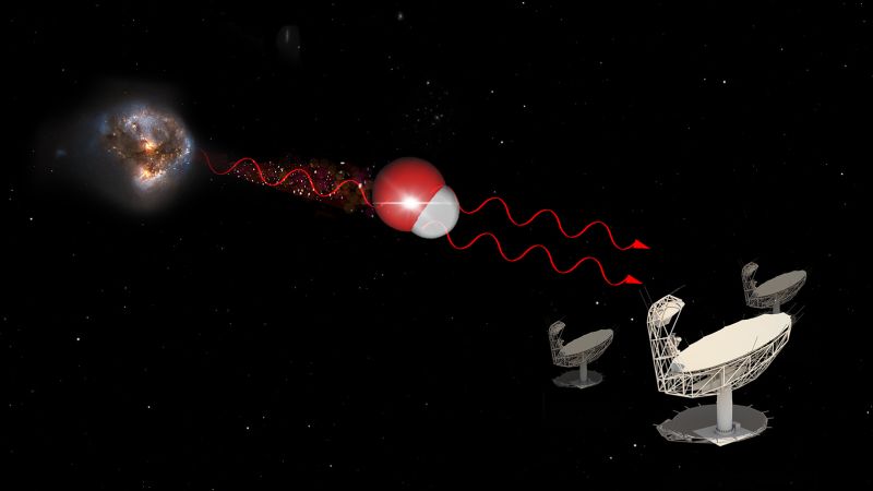 El descubrimiento de un potente láser espacial por un telescopio sudafricano