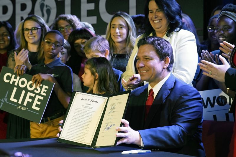 DeSantis Signs Florida's 15-week Abortion Ban Into Law | CNN Politics