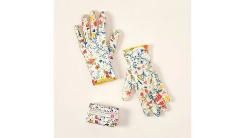 Floral-Printed Weeder Glove Spa Gift Set