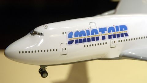 Smintair -- short for Smoker's International Airways -- was the second of two smoking-themed airlines that failed to raise enough capital. 