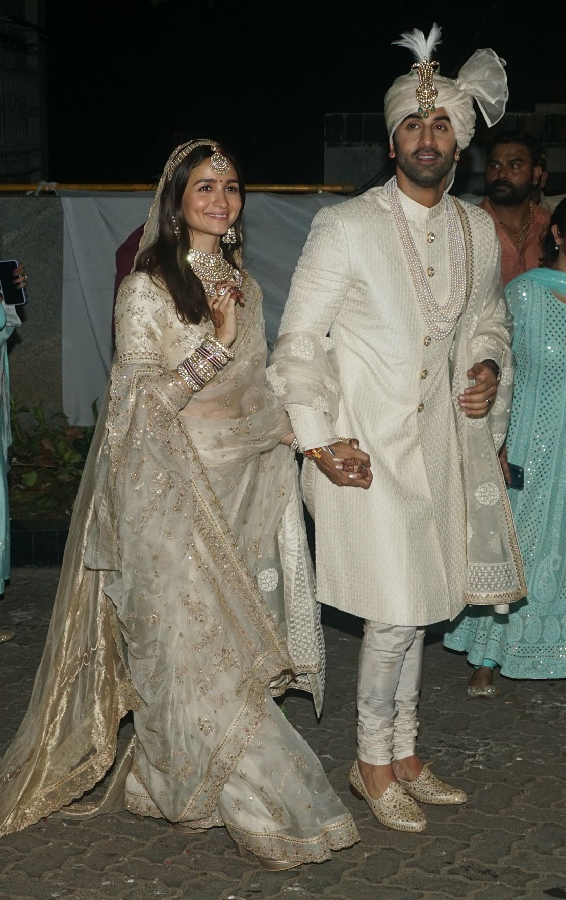 Ranbir Kapoor and Alia Bhatt tie the knot in Mumbai, India, on April 14, 2022.