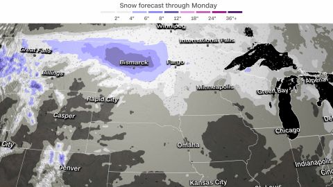 weather snow accum Midwest 041422