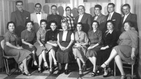 A photograph from Komerofsky family Haggadah.