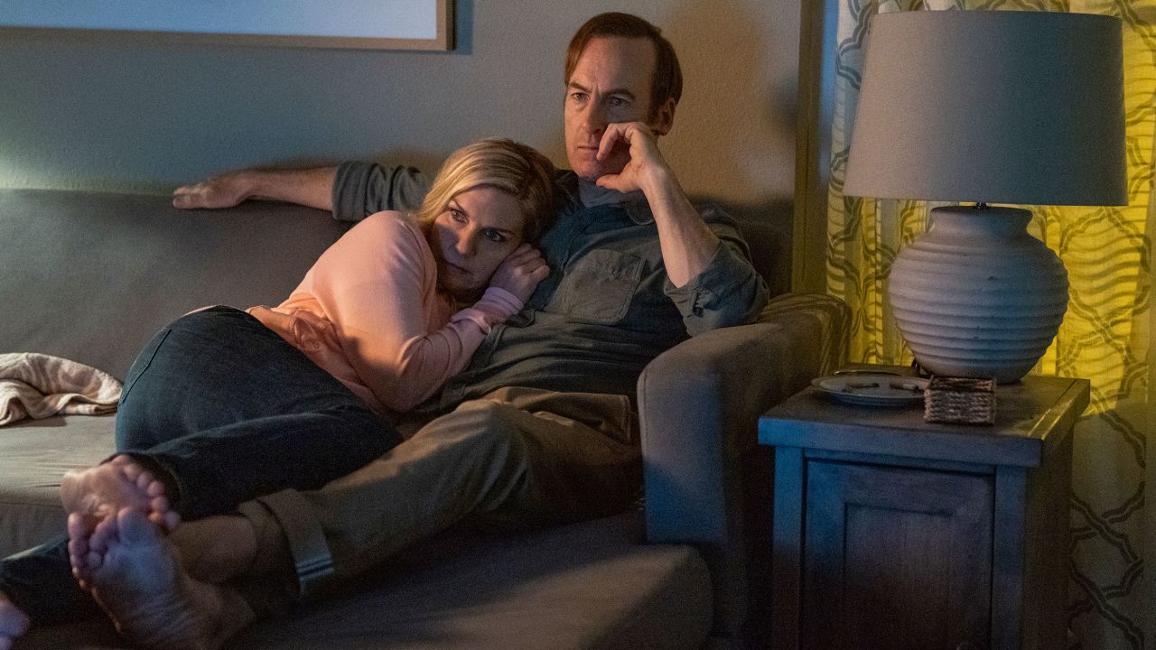Bob Odenkirk and Rhea Seehorn in "Better Call Saul," one of the best TV finales of 2022.