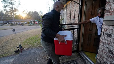 Jackson resident, Bettie Wilder opened the door for city councilman and State Rep. De'Keither Stamps as he brought an ice chest filled with potable water to her home last year.