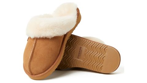 Dearfoams Genuine Shearling Scuff Slipper