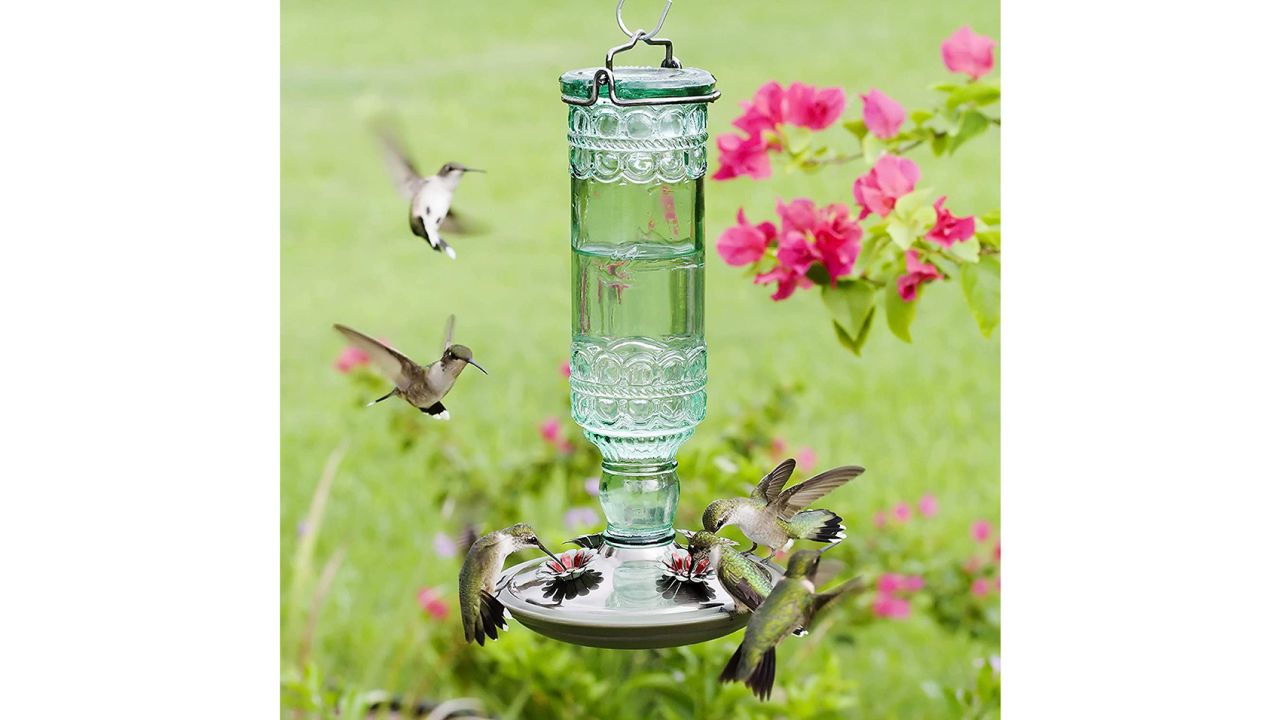 lastminutemom Perky-Pet Antique Bottle Hummingbird Feeder