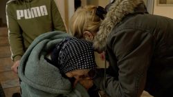 Clarissa Ward evacuated woman Ukraine