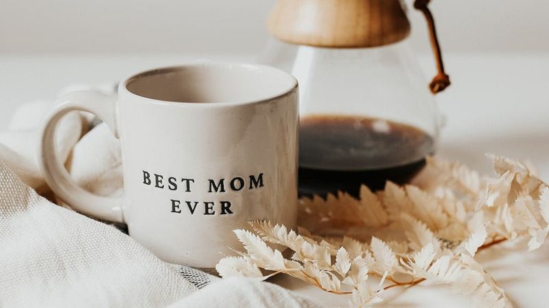 Travel Mug Gift With Quote Best Mom Ever Morning Coffee Mug For Mothers Day  Gift