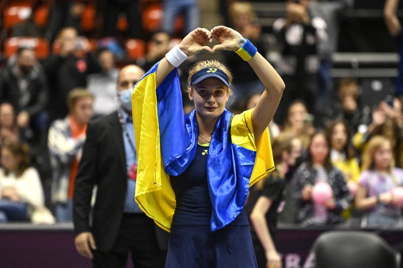 Ukrainian tennis players live parallel lives at the Billie Jean King Cup CNN