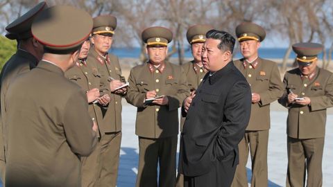 North Korean leader Kim Jong-un reportedly observed a missile test on April 16, according to North Korean state media.