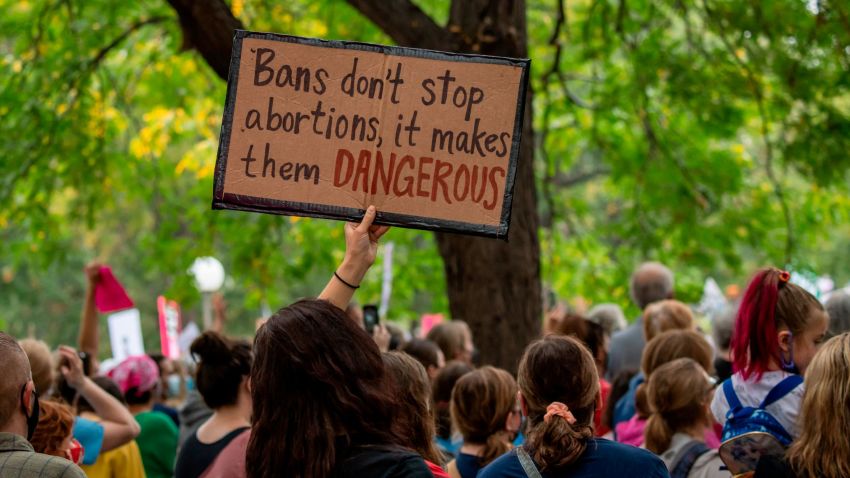 March for reproductive freedom. Bans off our bodies womens march. Women rally to keep abortion legal. Minneapolis, Minnesota. USA. (Photo by: Michael Siluk/UCG/Universal Images Group via Getty Images)