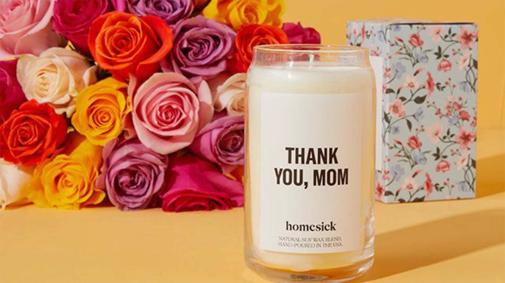 I Love Mom Red Rose Scented Candle