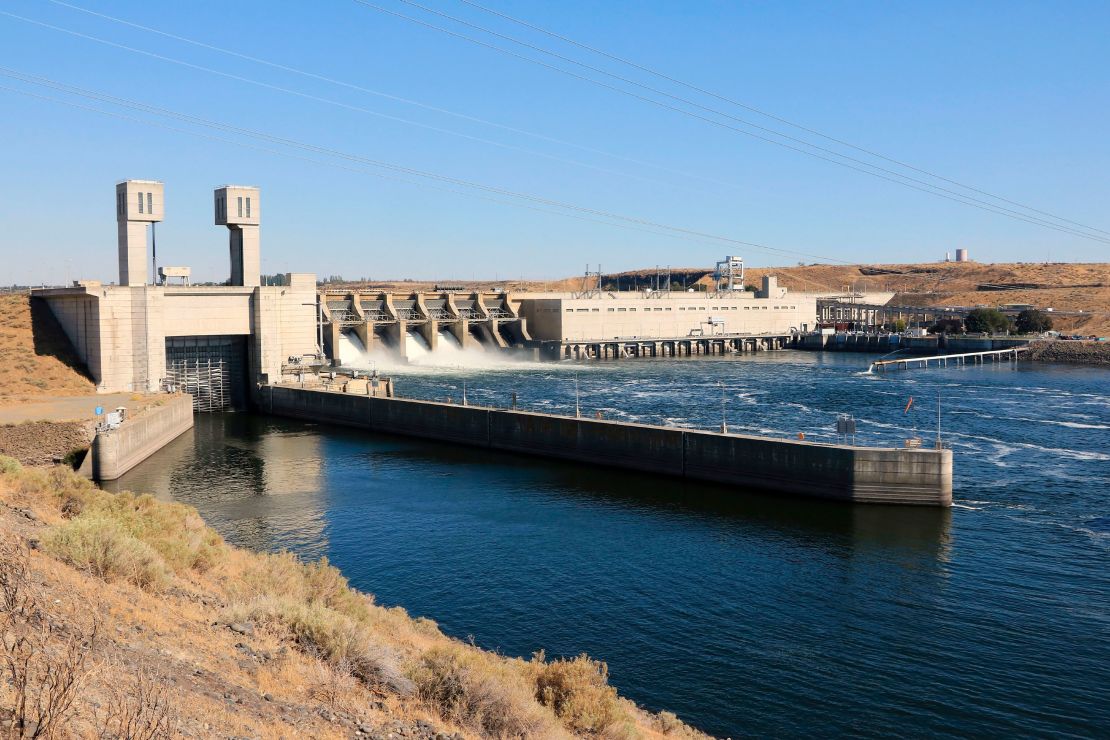 Ice Harbor Lock and Dam on the Snake River in southeastern Washington state.