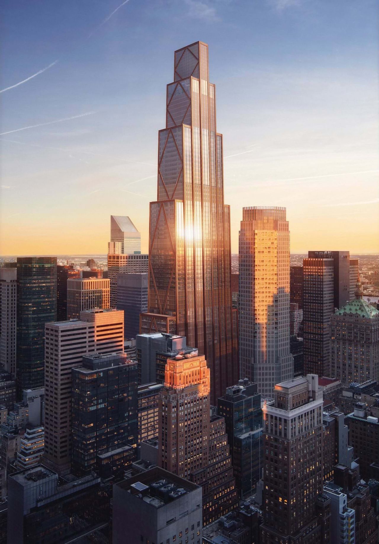 A digital impression of Park Avenue's future skyscraper.