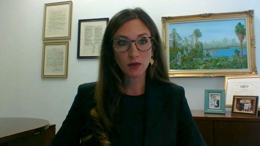Kathryn Kimball Mizelle answers questions from the Senate Judiciary Committee during a virtual meeting in September 2020.
