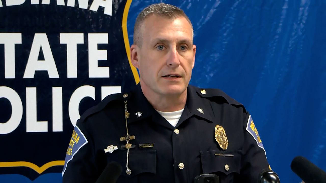 Indiana State Police Sgt. Carey Huls asked the public for information on the child's identity.