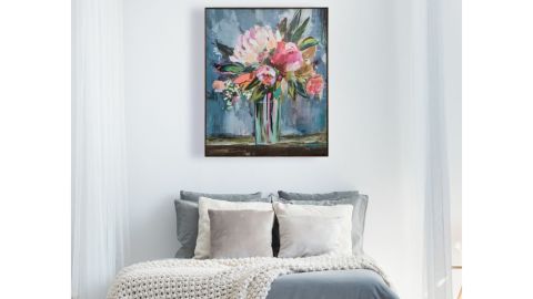 Opalhouse Floral Still Life Framed Wall Canvas