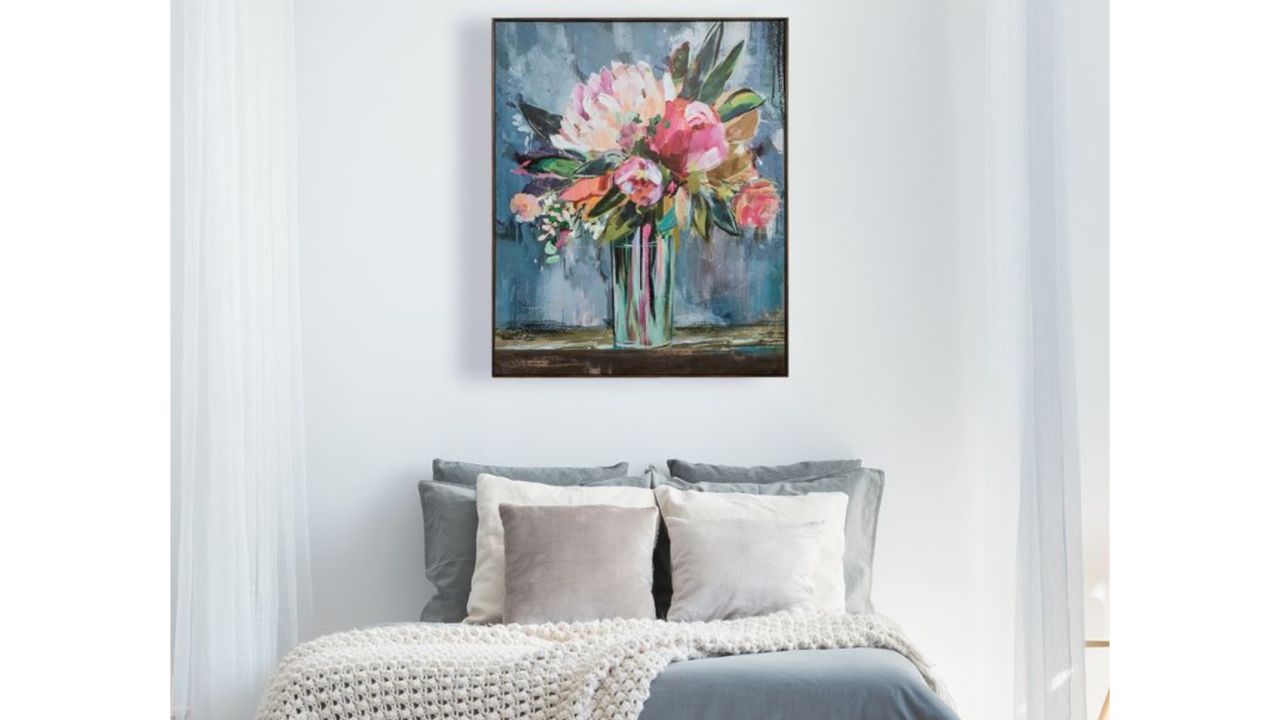 targetmom Opalhouse Floral Still Life Framed Wall Canvas 2