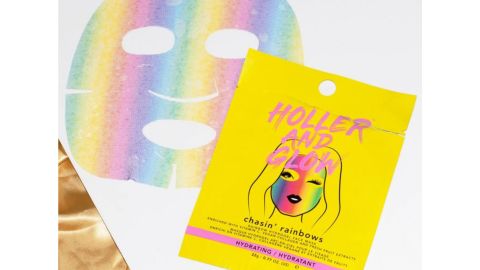 Holler and Glow Chasin Rainbows Hydrogel Face Mask 