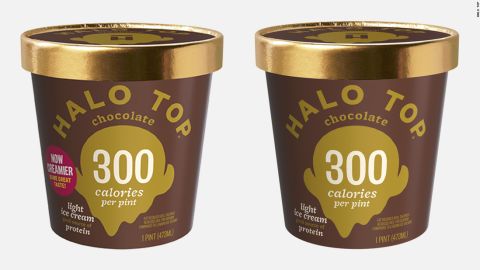 The new Halo Top recipe has a "now creamier" label. 