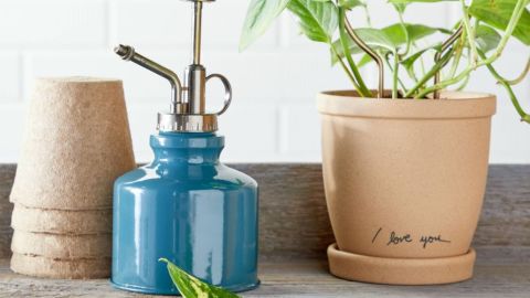 Hearth & Hand with Magnolia 'I Love You' Etched Stoneware Planter Pot
