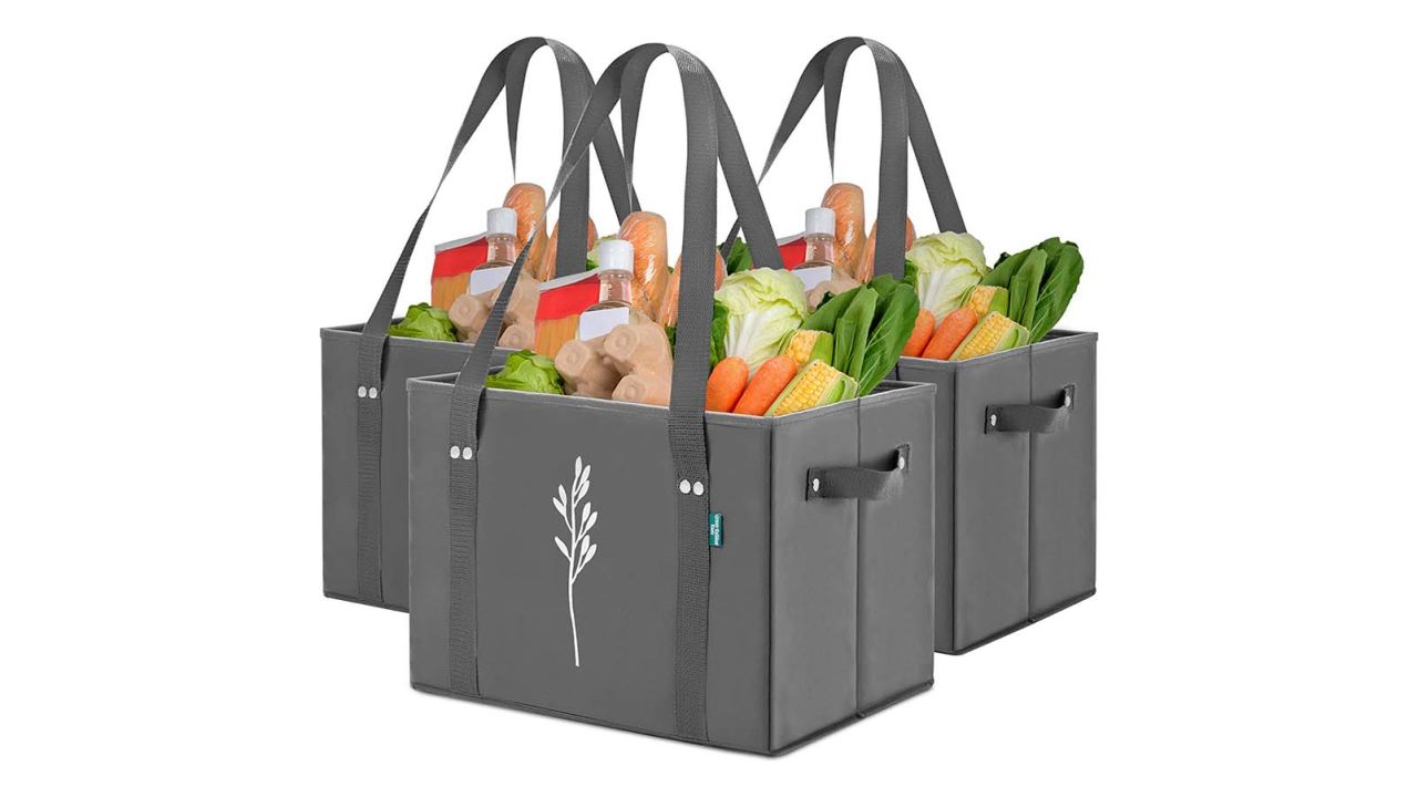 sustainable grocery shopping tote