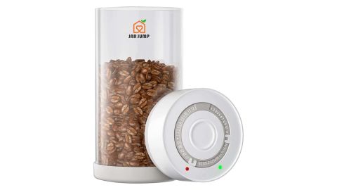sustainable grocery shopping Jar Jump 1.35-Liter Coffee & Food Electric Vacuum Canister