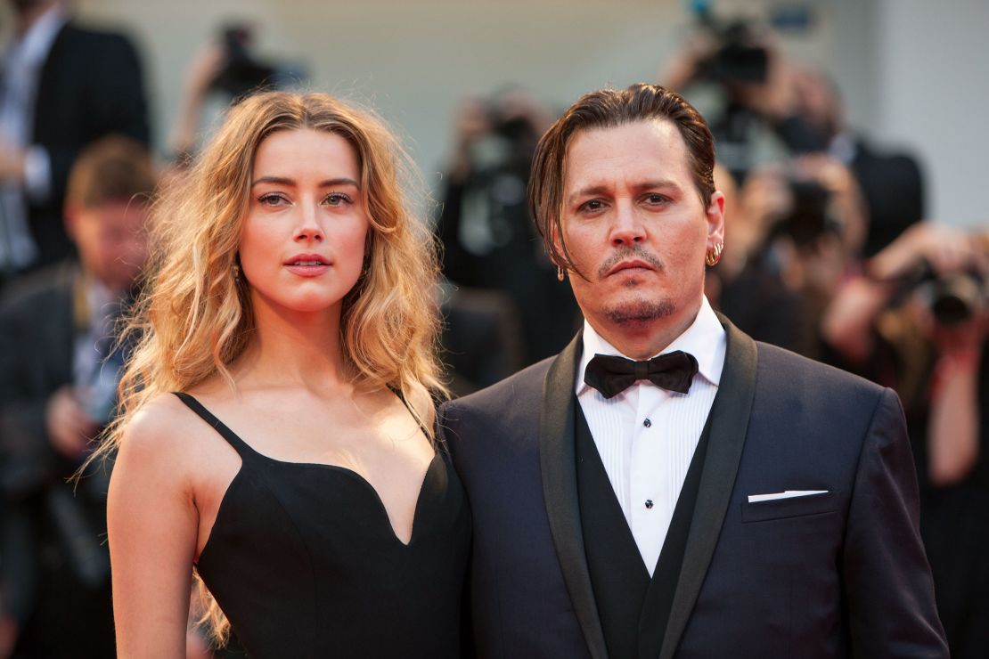 Johnny Depp and Amber Heard in 2015.
